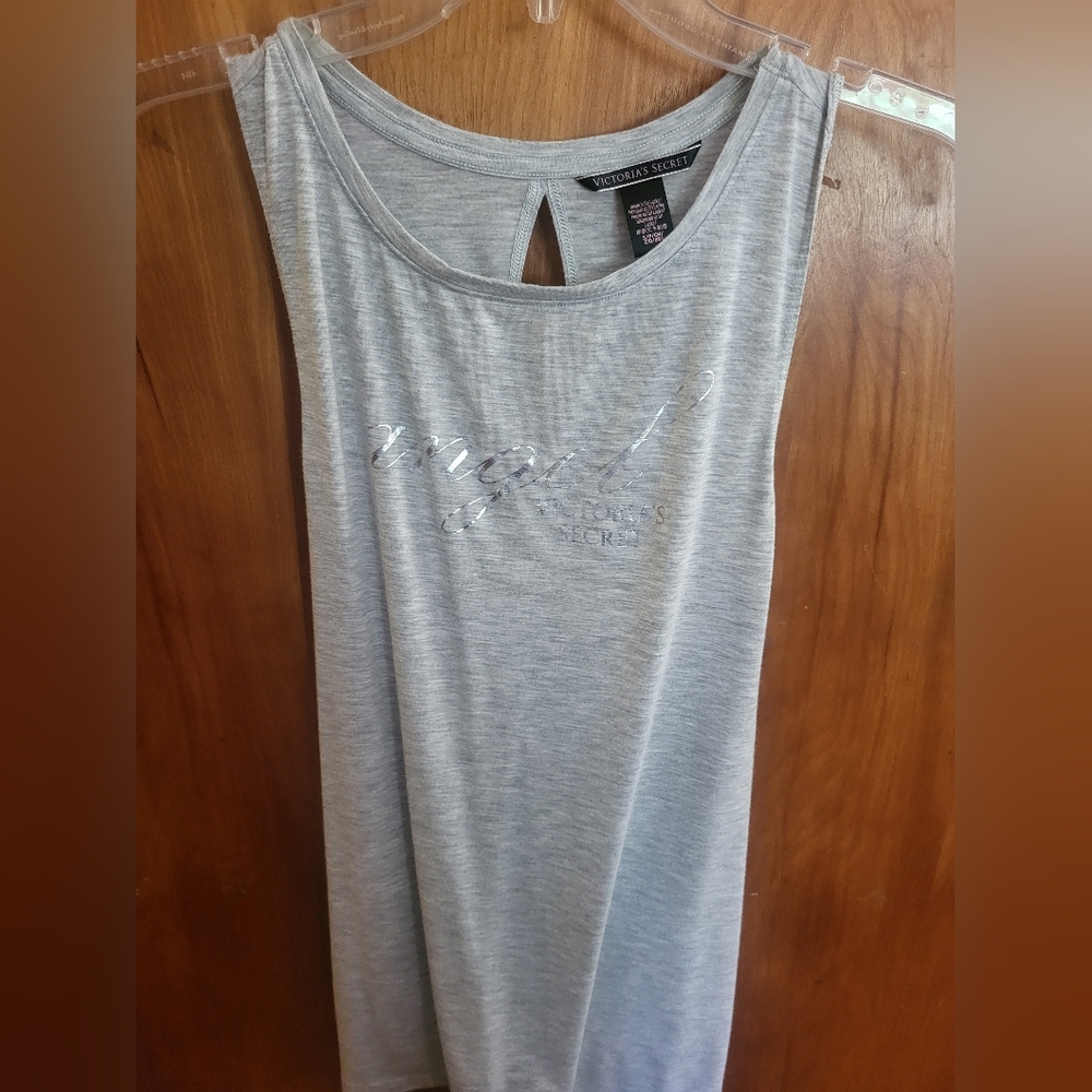 Victoria's Secret Gray Cut Out Tank Top